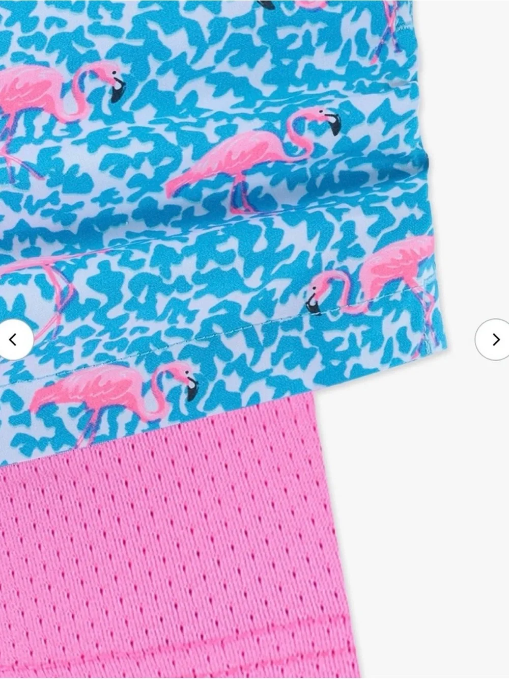 NWOT Chubbies The Domingos Are For Flamingo Swim Trunks Boys’ Large 14/16 Lined